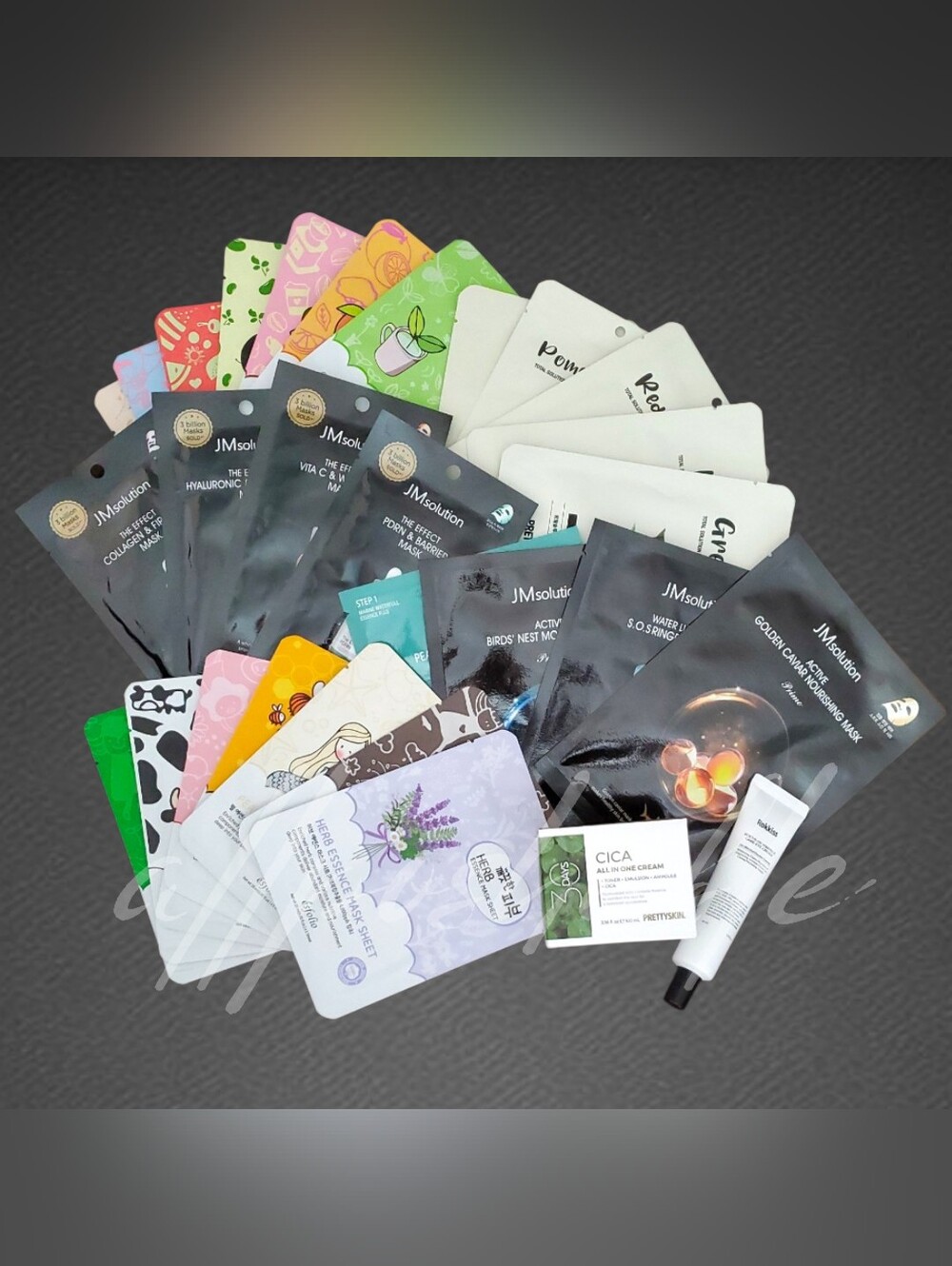 Korean Sheet Mask & Cica Cream Bundle